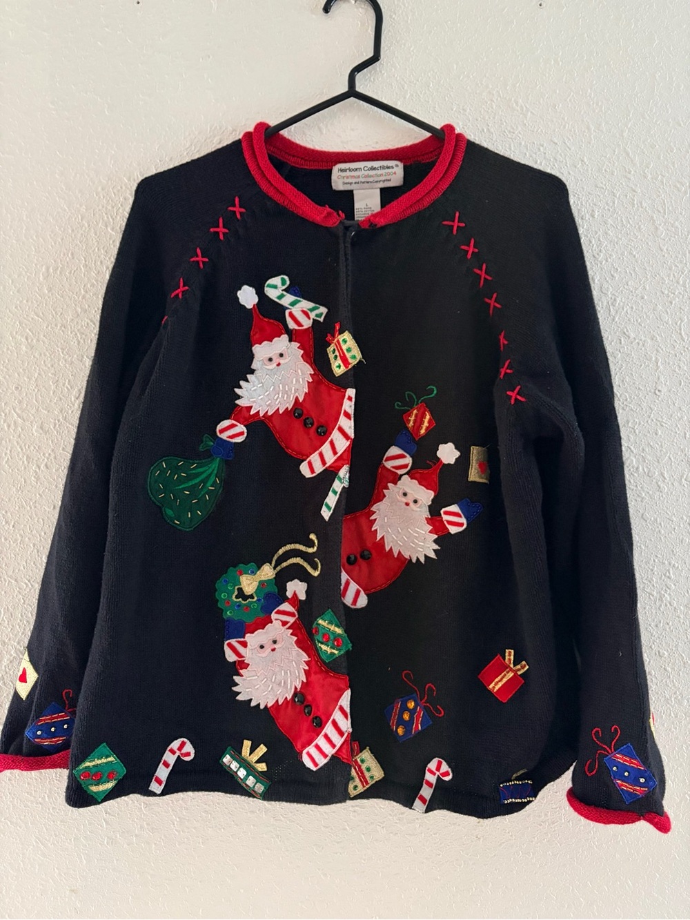 Vintage Tiara International Christmas Sweater